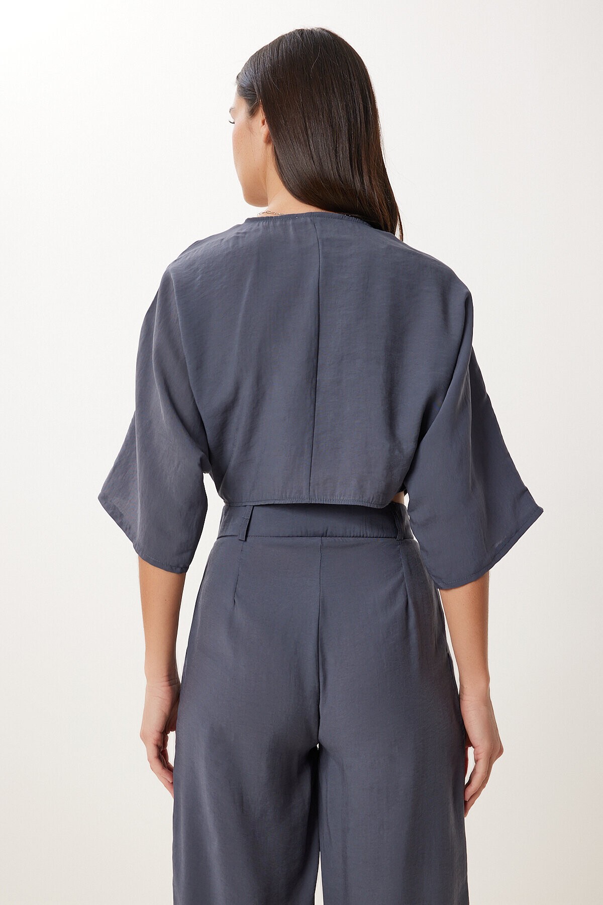 Modal Bluz Pantolon Takım ANTRASİT HBV0008