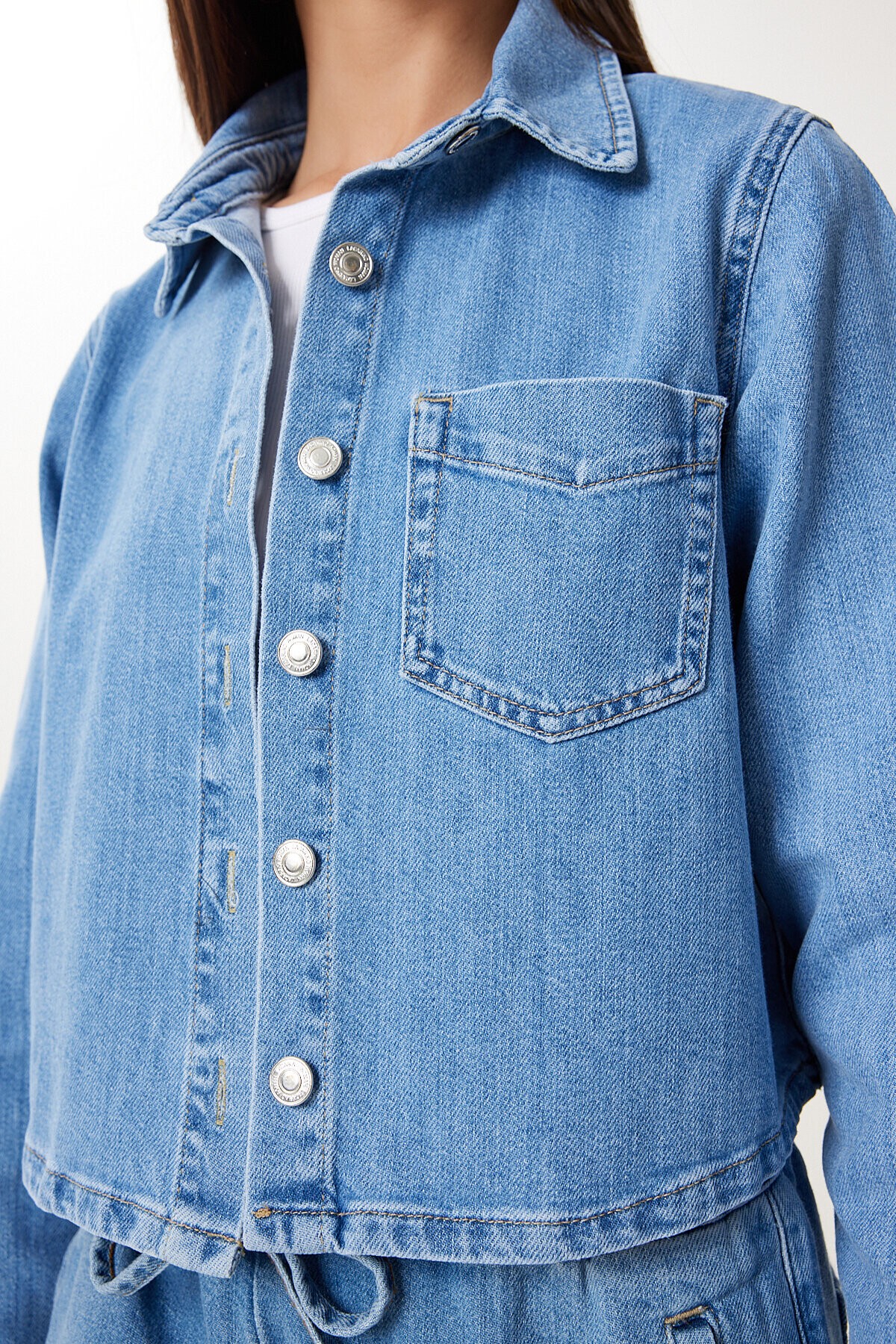 Denim Ceket Pantolon Takım AÇIK MAVİ LAC0003