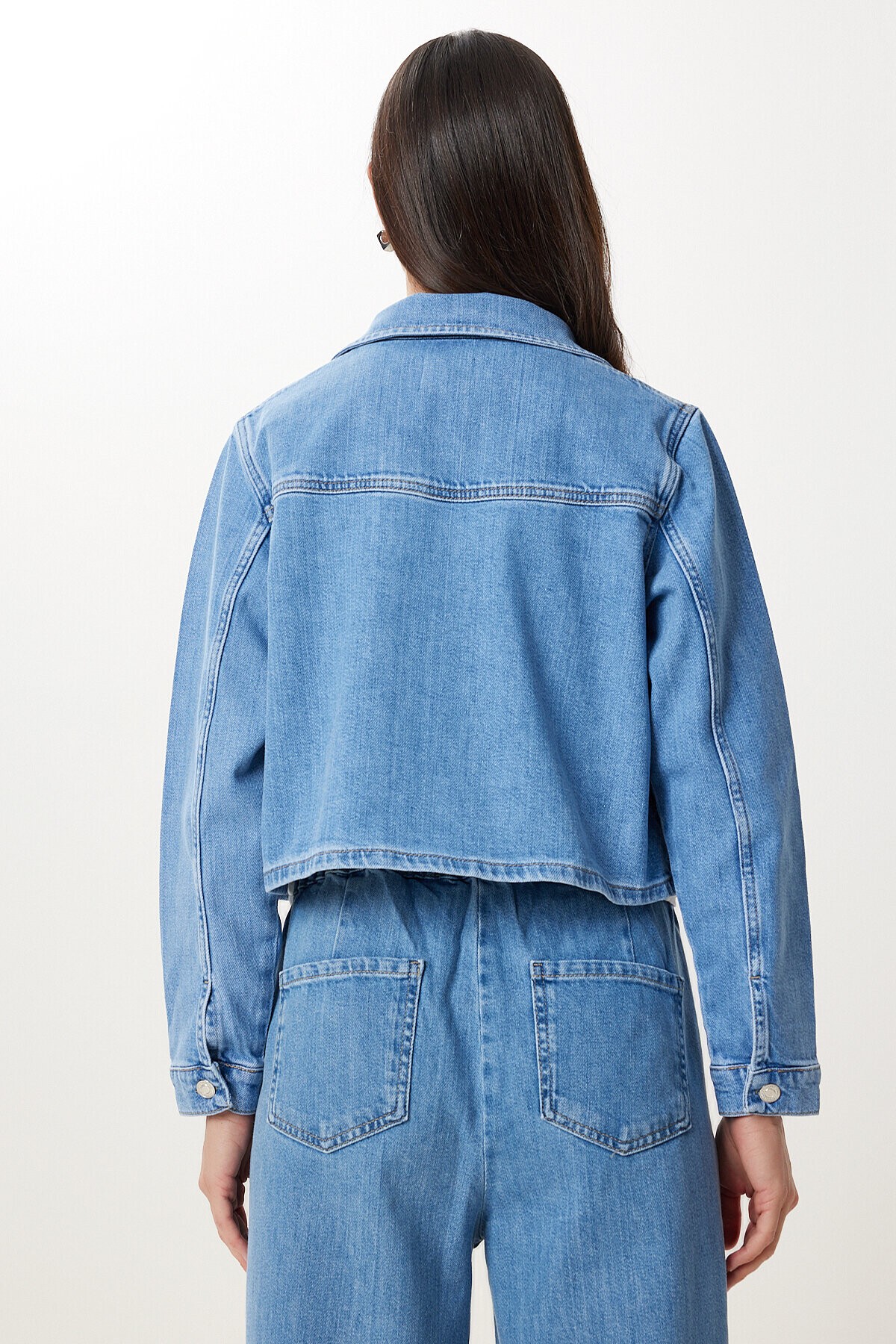 Denim Ceket Pantolon Takım AÇIK MAVİ LAC0003
