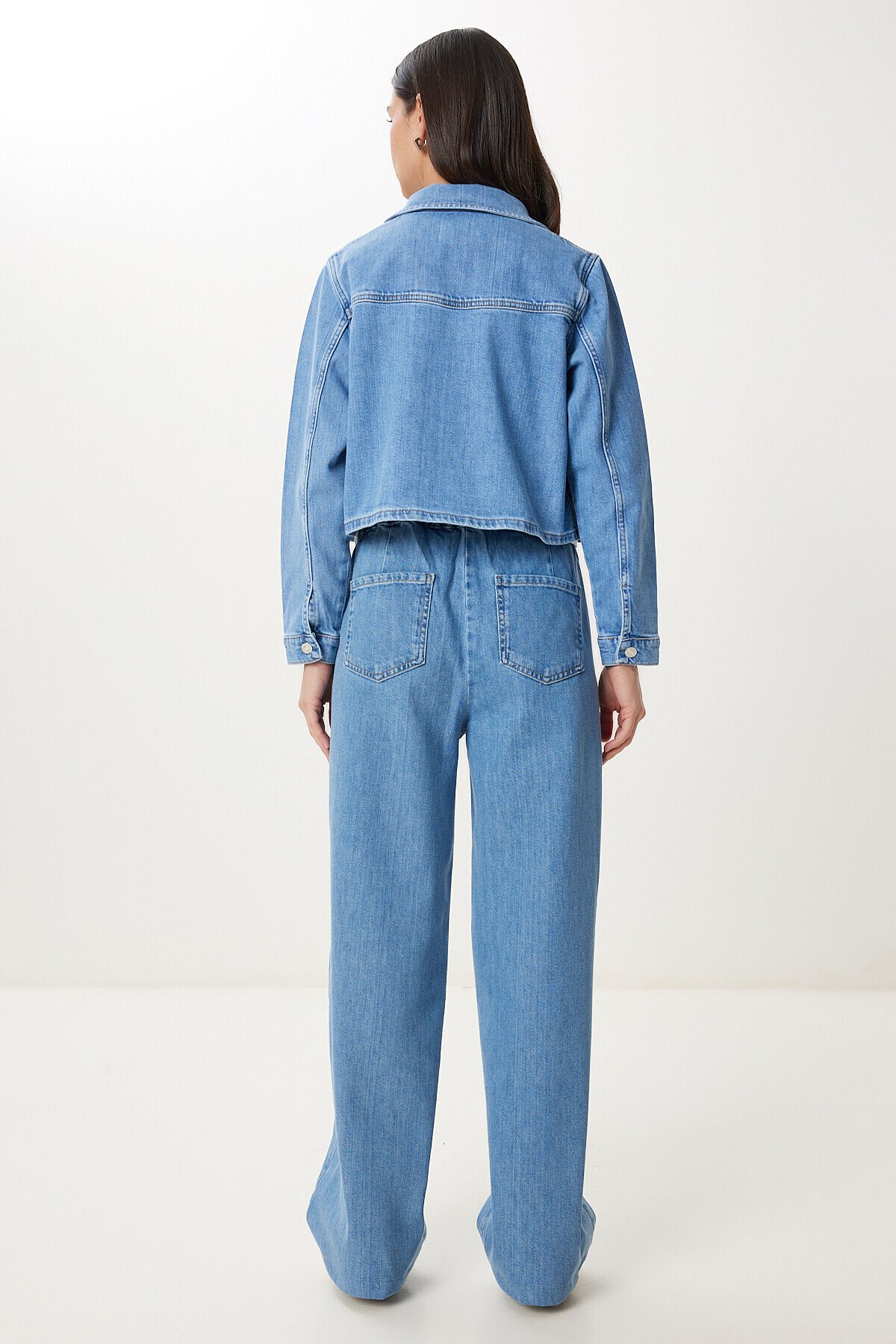 Denim Ceket Pantolon Takım AÇIK MAVİ LAC0003