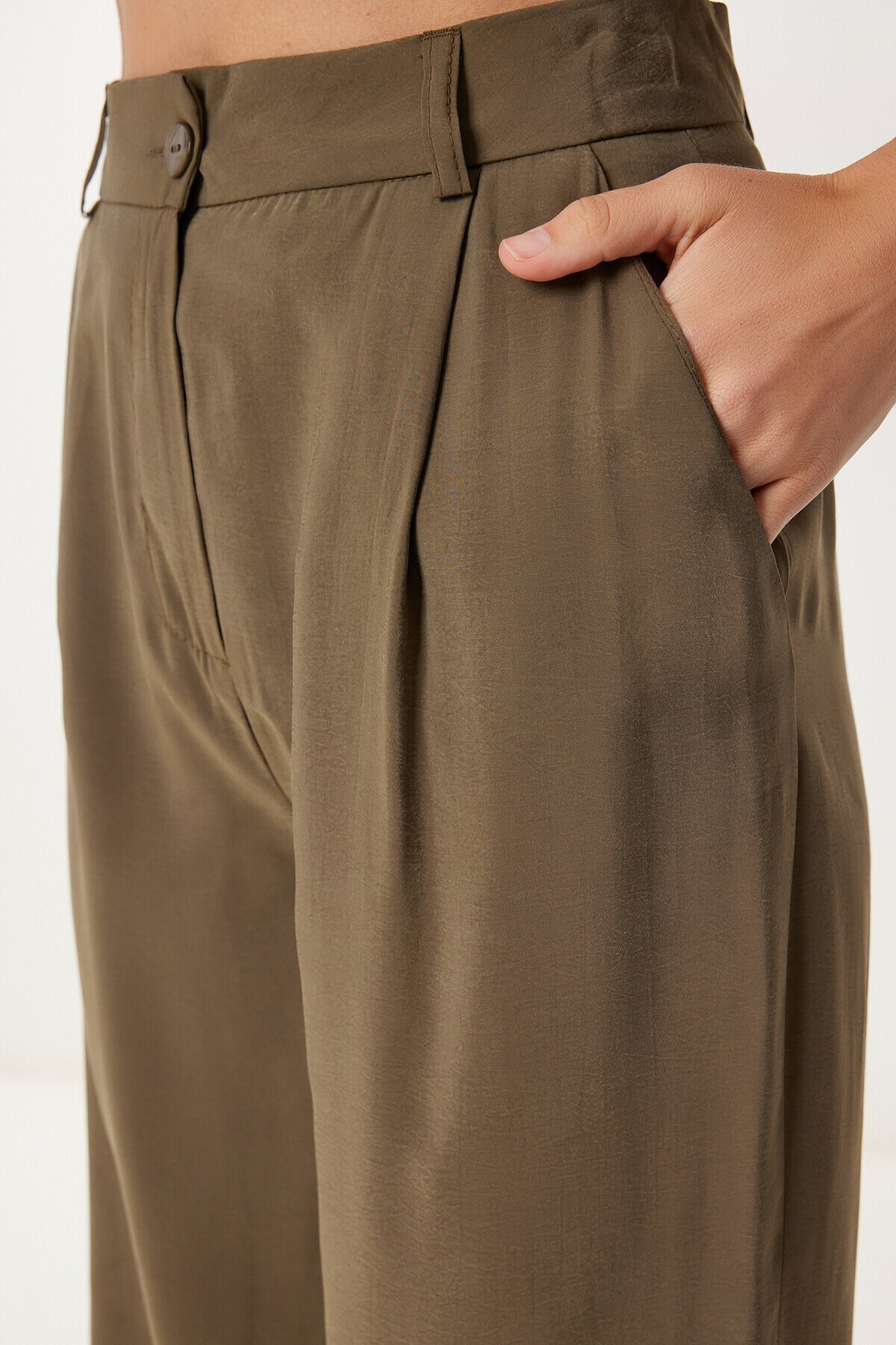 Modal Bluz Pantolon Takım HAKİ LBV0069
