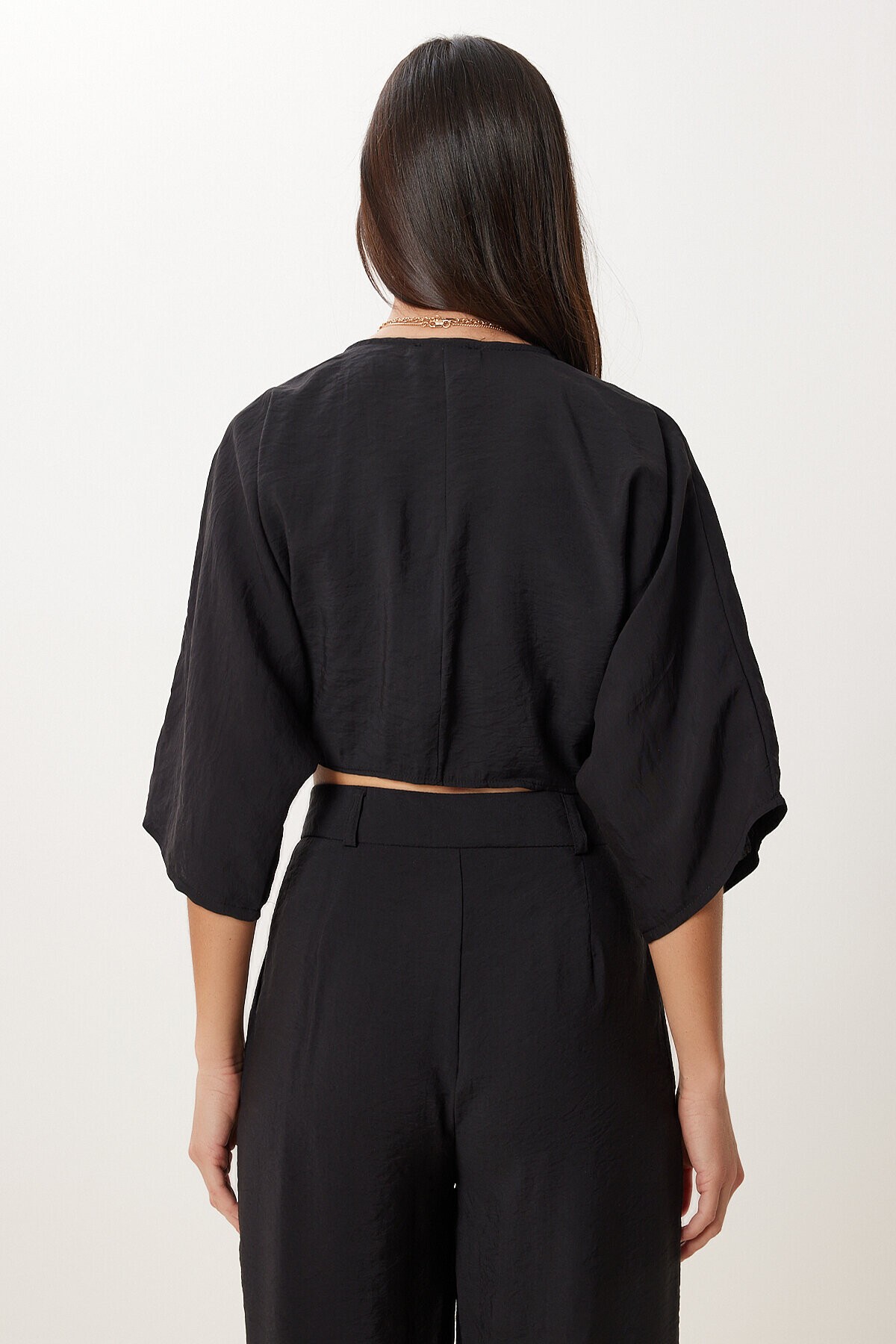Modal Bluz Pantolon Takım SİYAH LBV0069