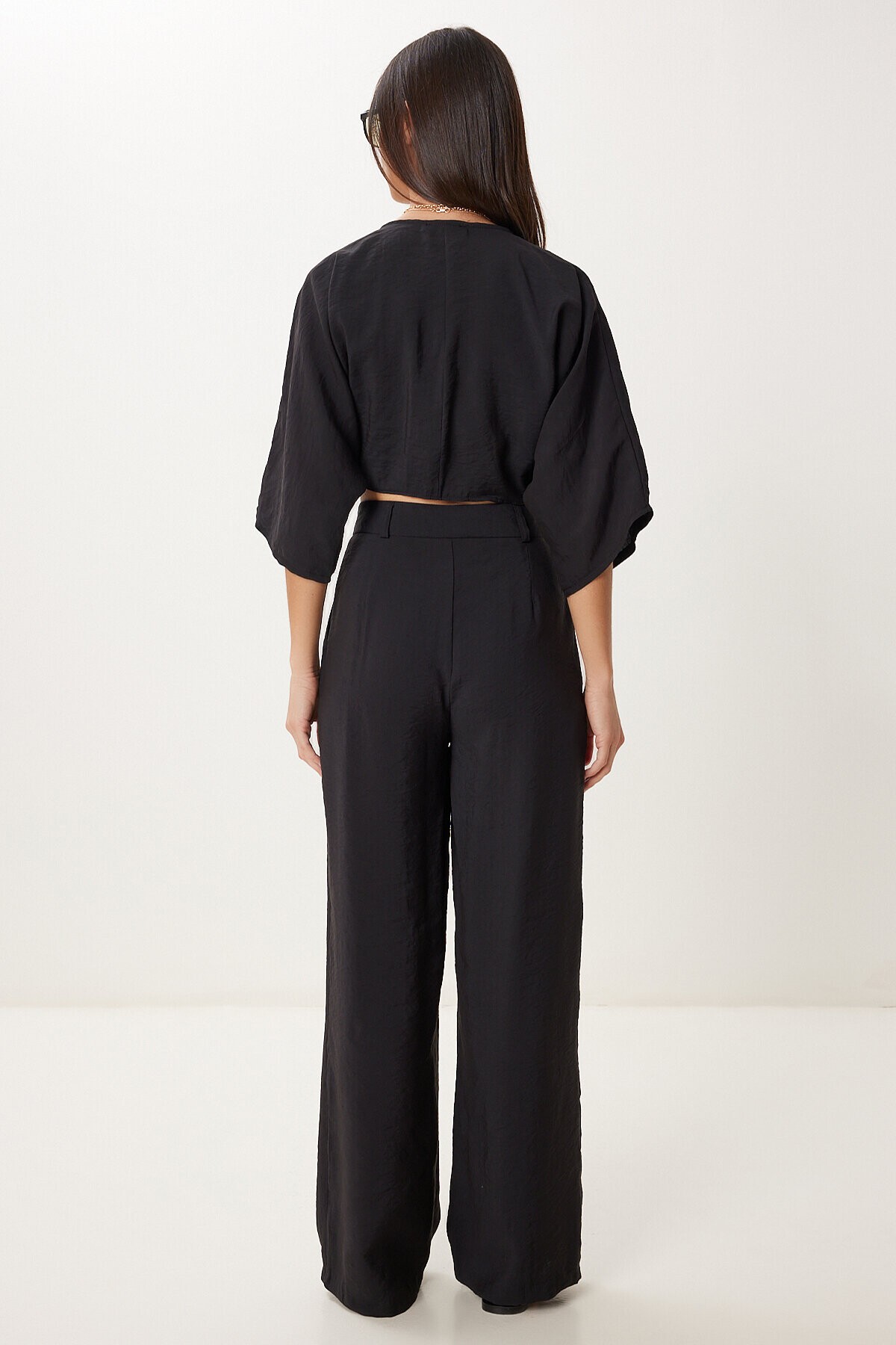 Modal Bluz Pantolon Takım SİYAH LBV0069