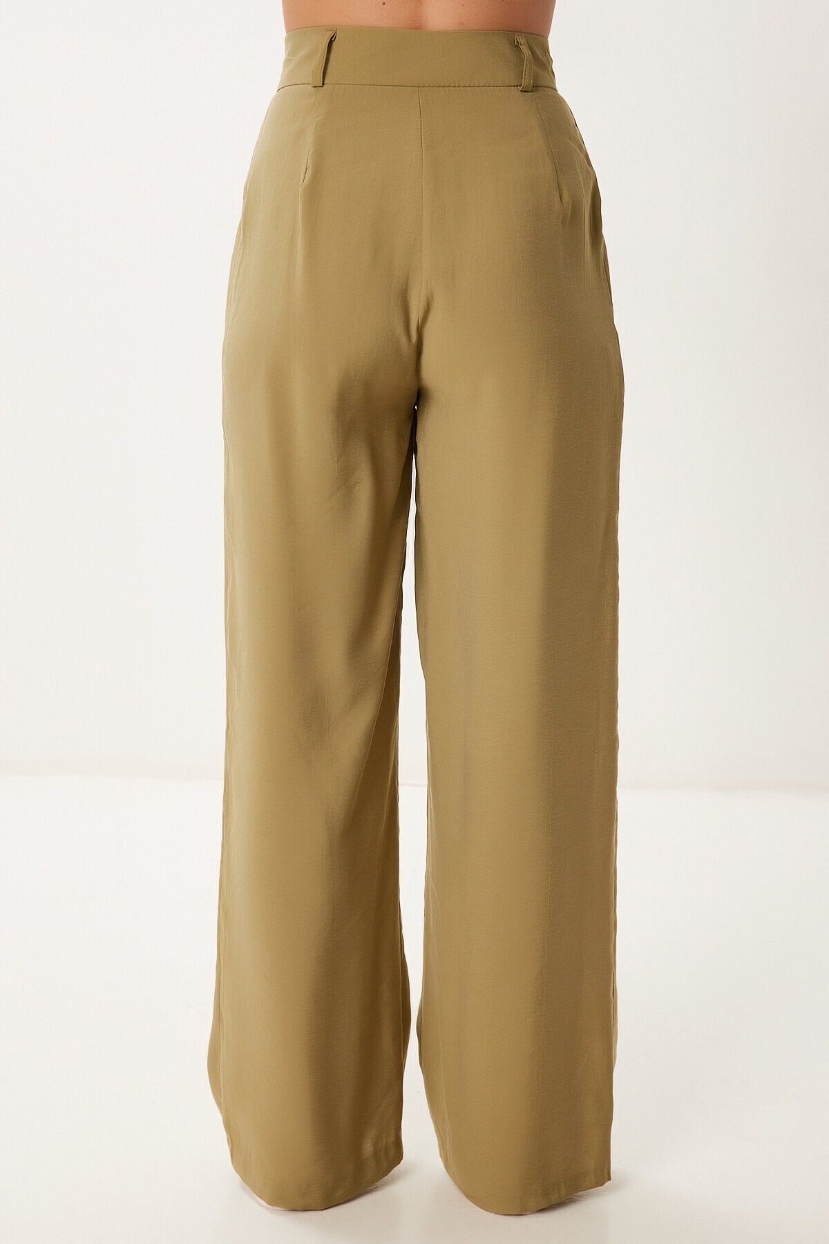 Modal Bluz Pantolon Takım ZEYTİN YEŞİLİ LBV0069