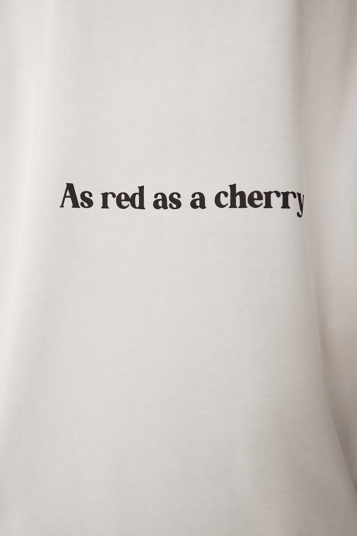 Baskılı Örme T-shirt EKRU LCR0059