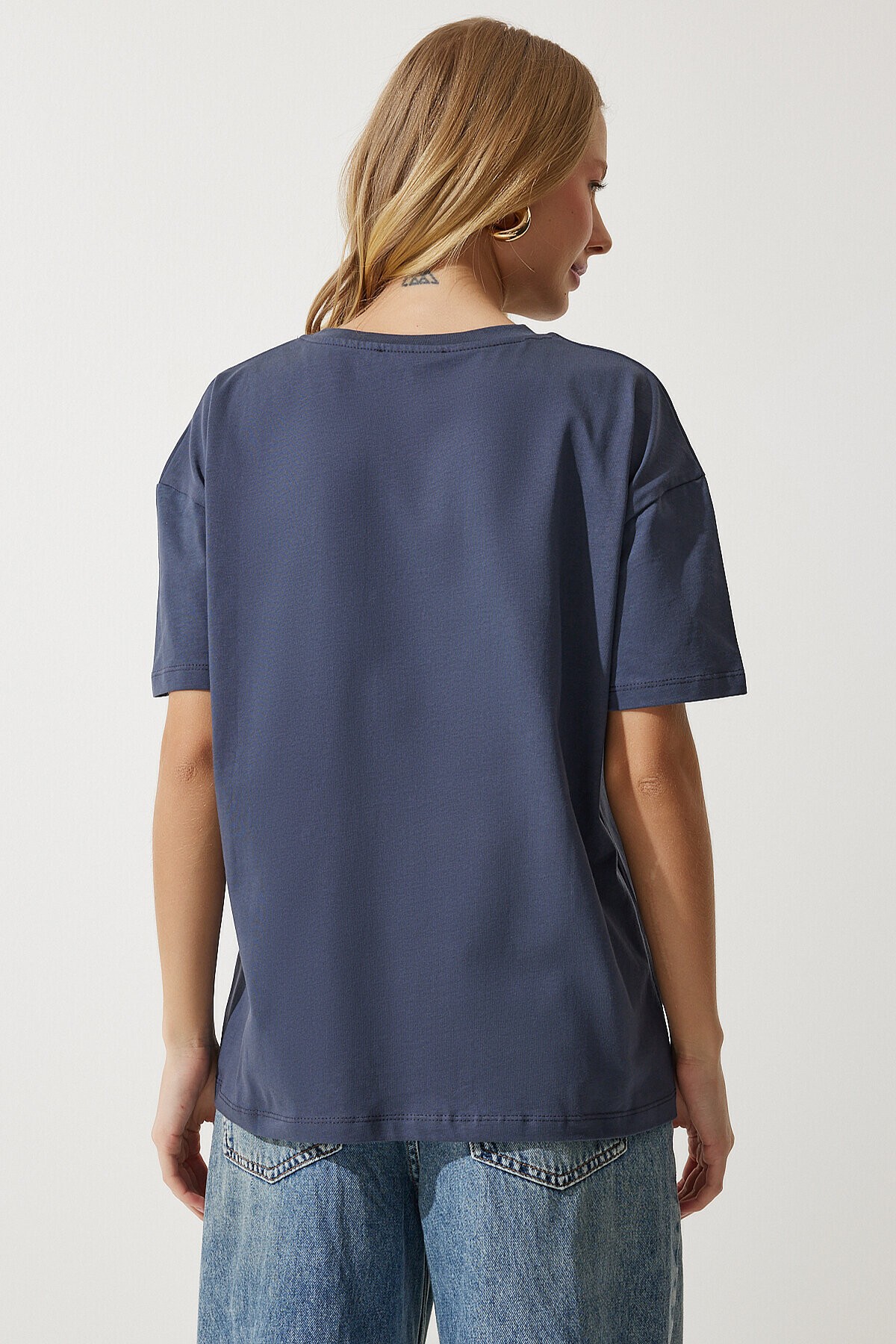 Bol Basic Pamuklu T-shirt FÜME LBP0015