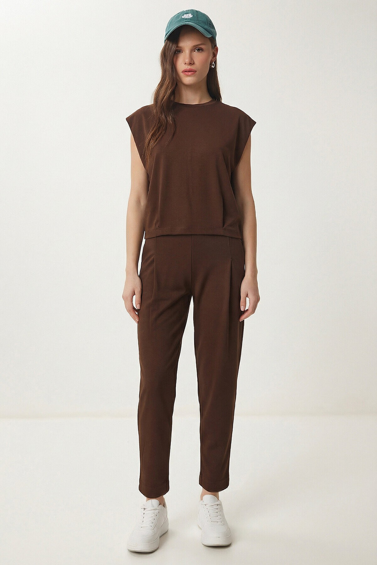 Rahat Örme Alt-Üst Takım KAHVERENGİ LCR0111