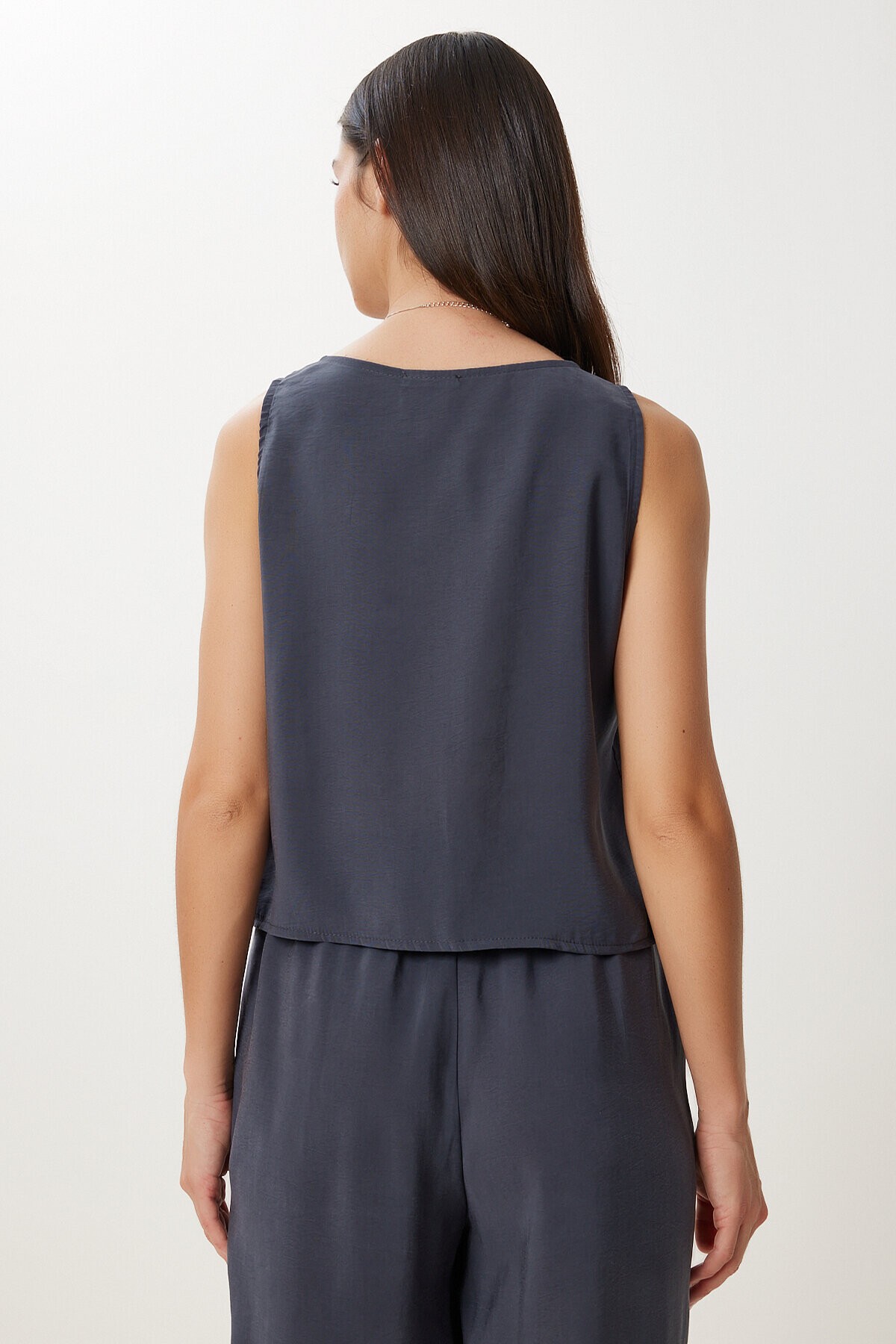 Kolsuz Bluz Pantolon Takım ANTRASİT LMC0058