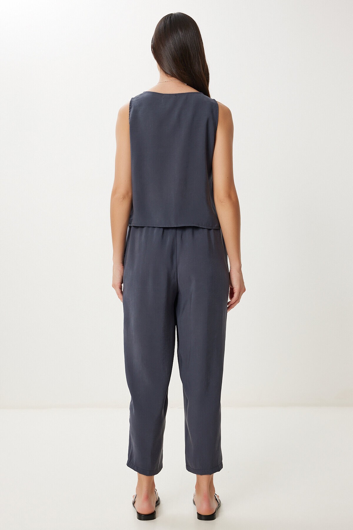 Kolsuz Bluz Pantolon Takım ANTRASİT LMC0058