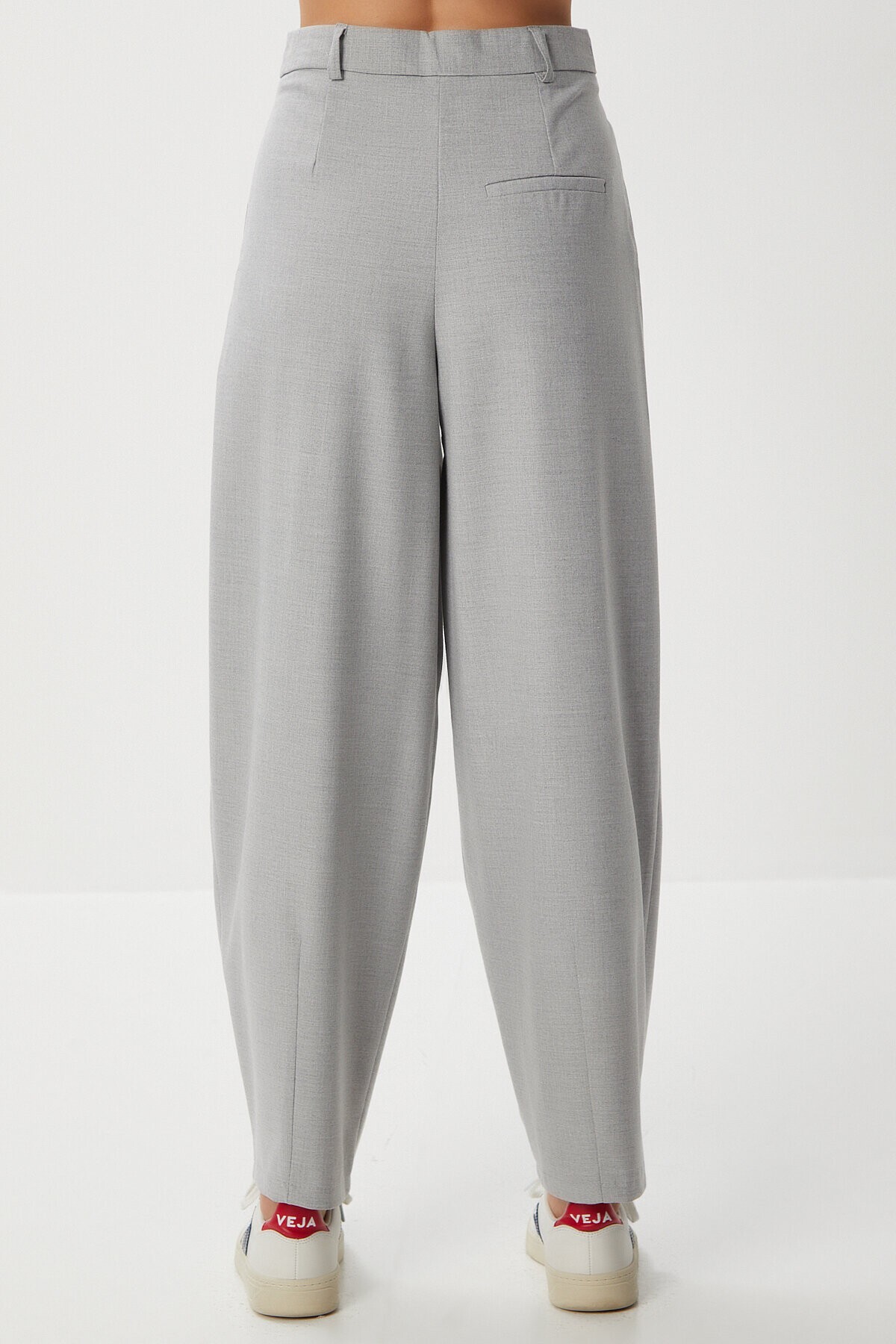 Pensli Poliviskon Balon Pantolon GRİ LGP0031