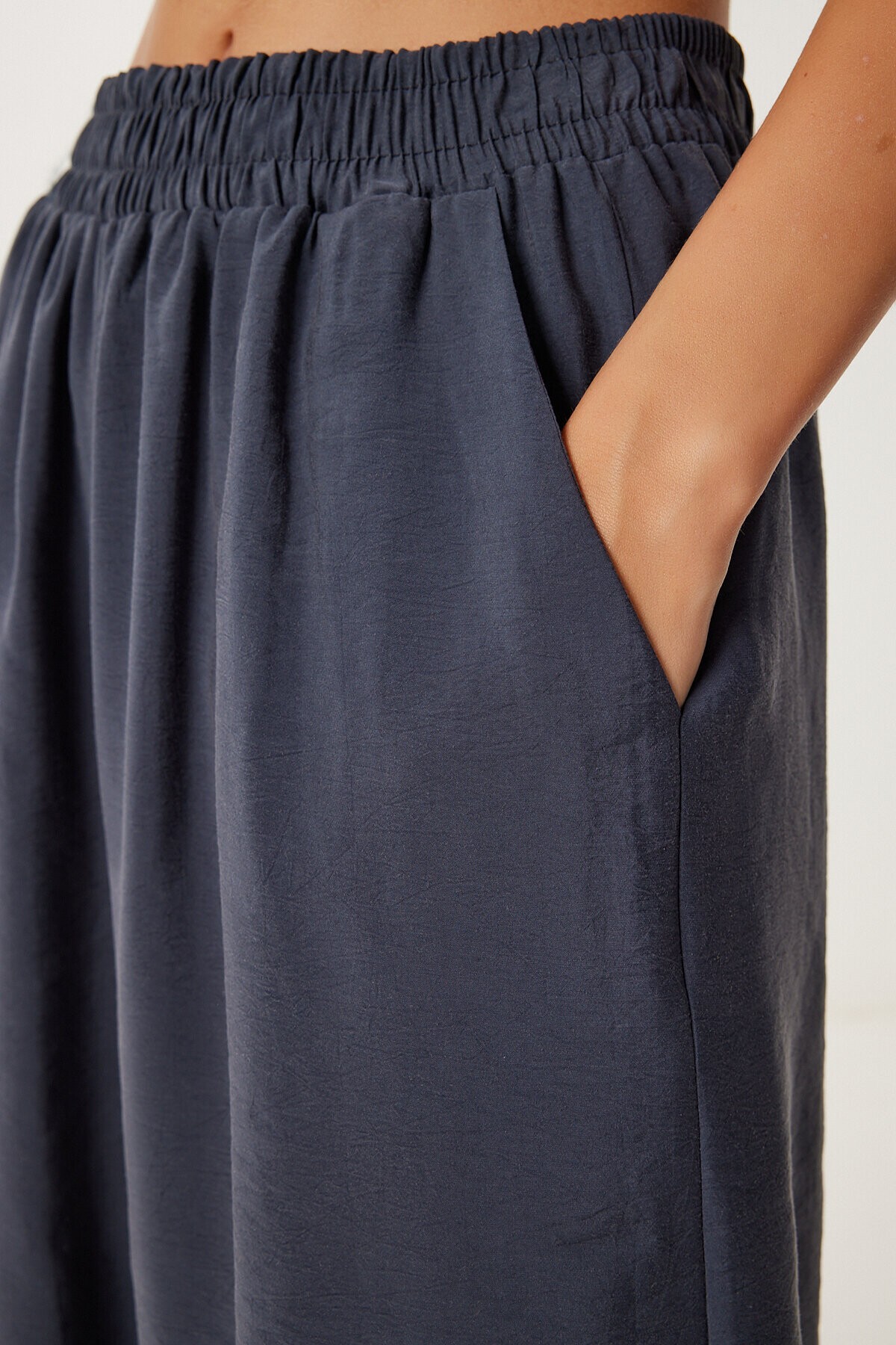 Askılı Modal Bluz Pantolon Takım ANTRASİT LMC0065