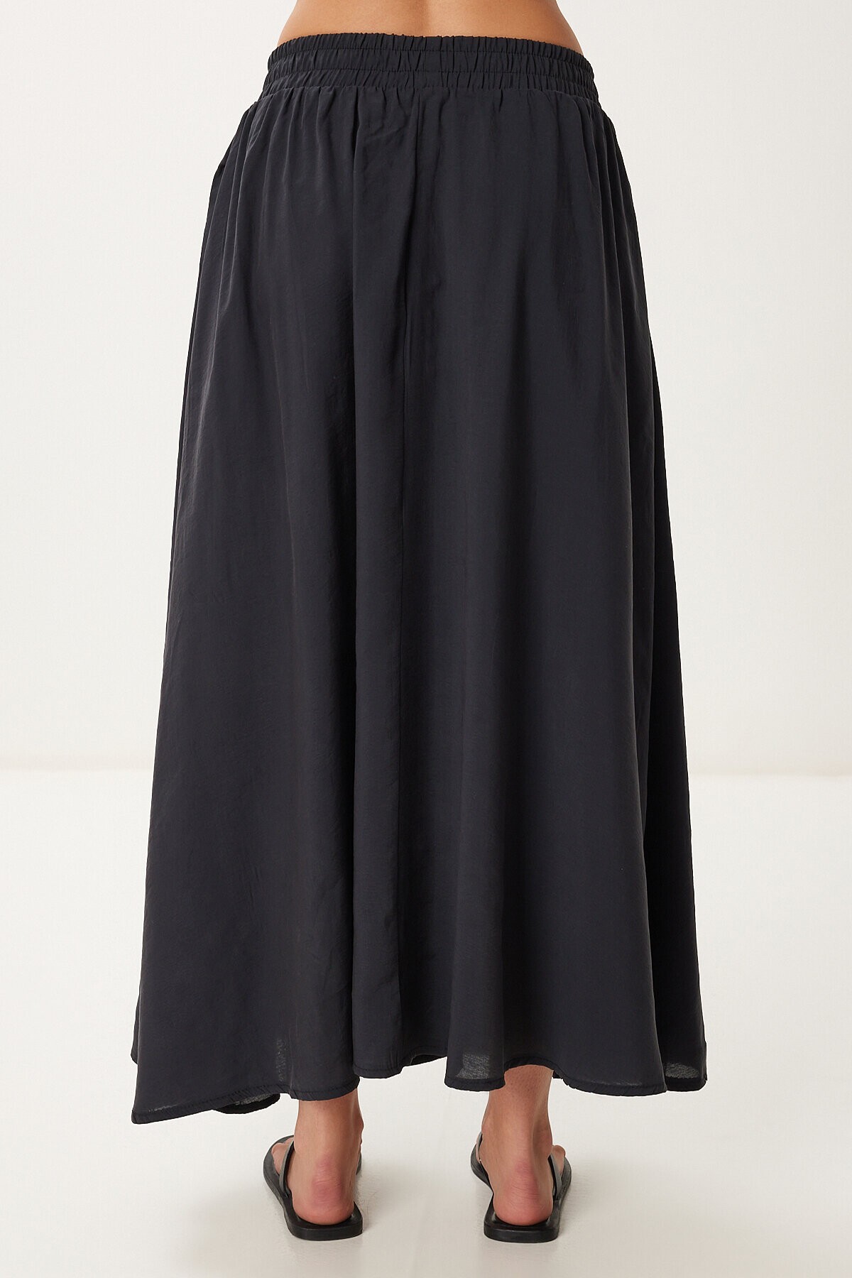 Modal Bluz Etek Takım SİYAH LMC0060