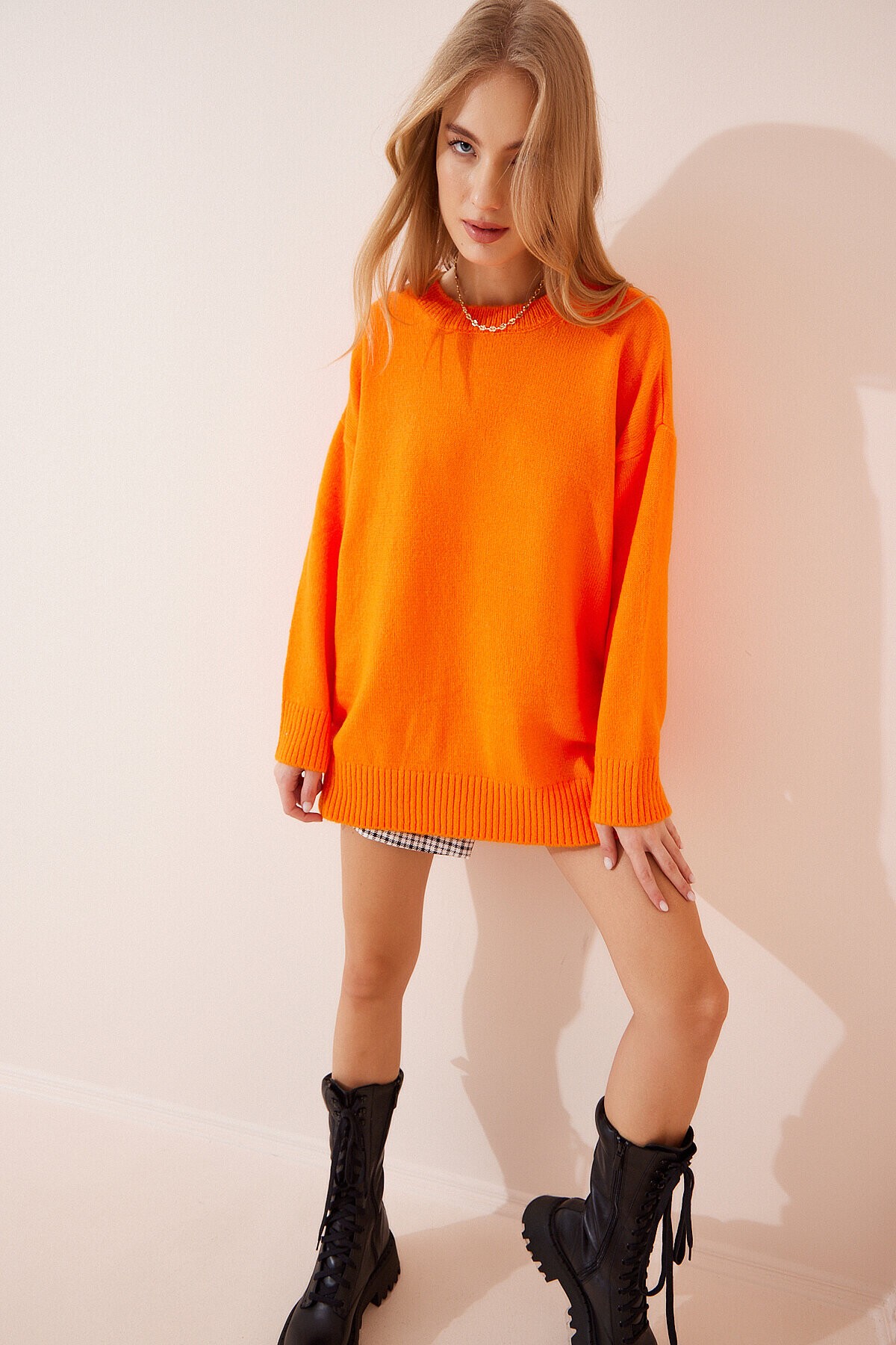 Oversize Triko Kazak ORANJ LPN0001