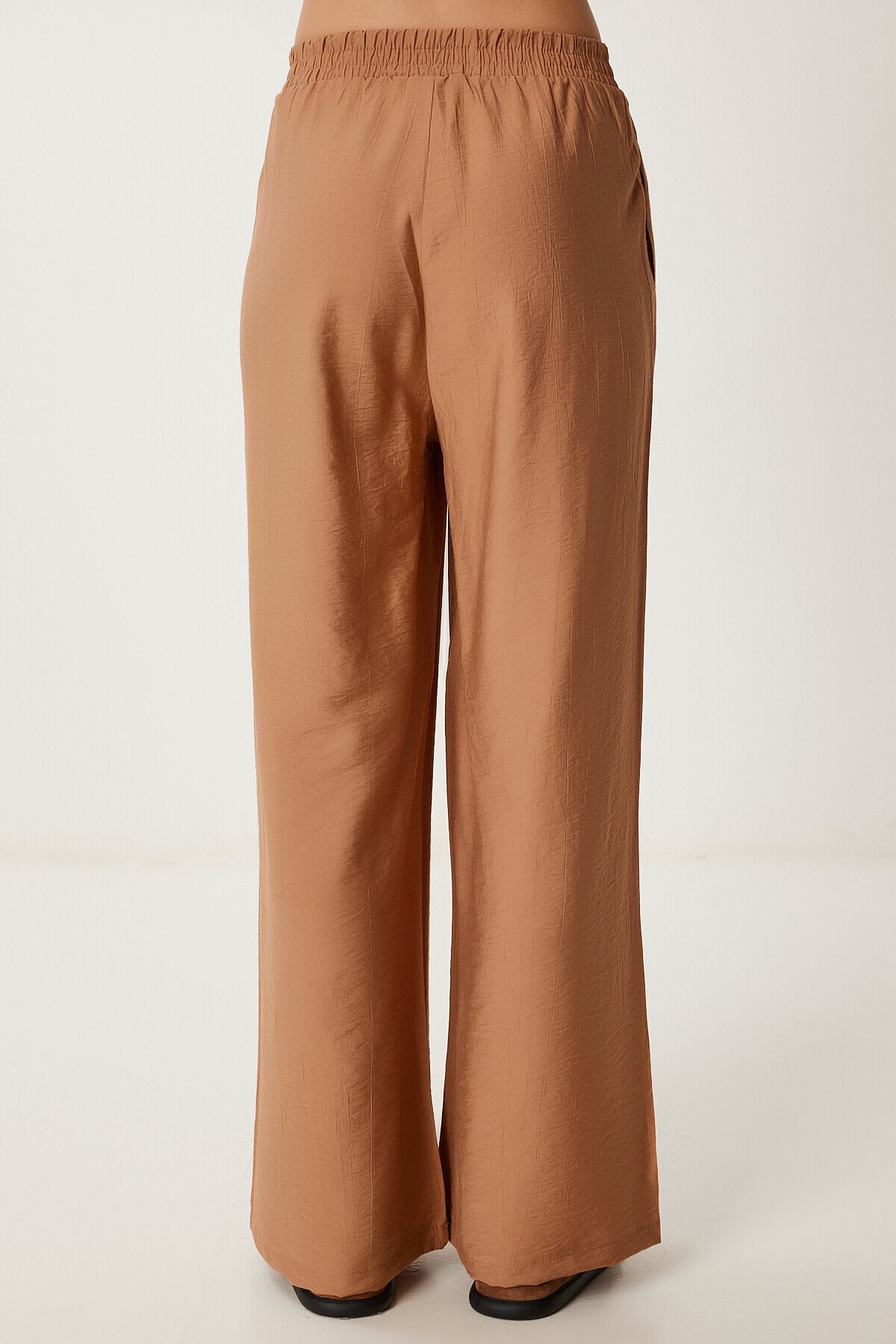 Bağlama Detaylı Bluz Pantolon Takım CAMEL LRV0104