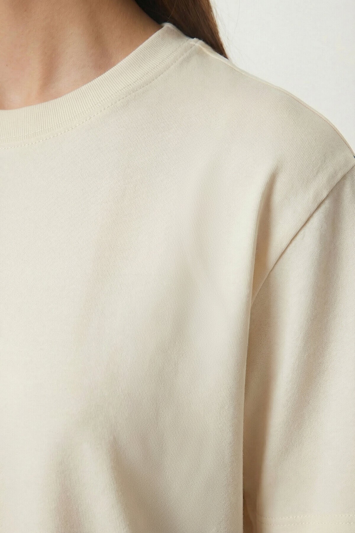 Basic Modal T-shirt KEMİK LMC0084