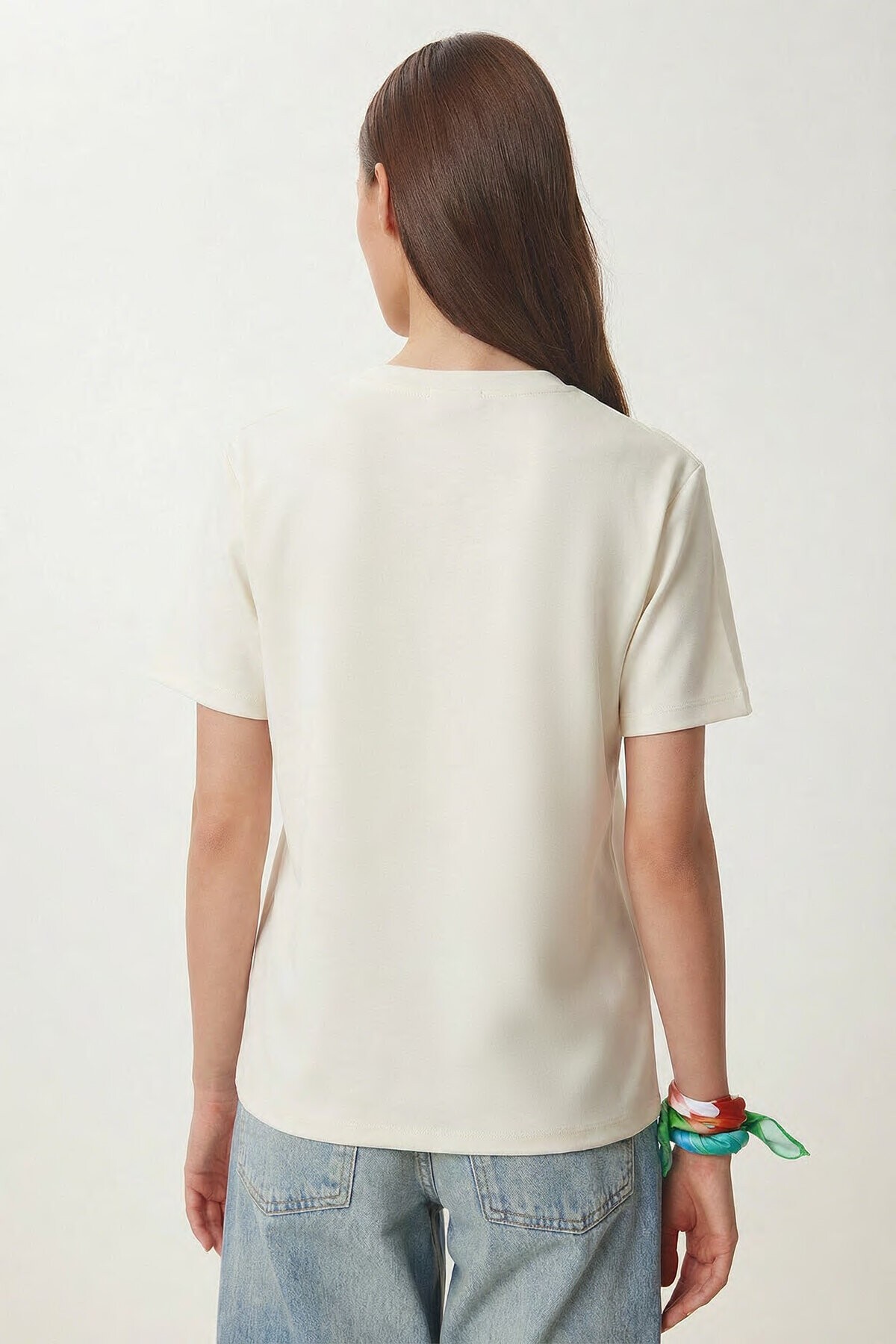 Basic Modal T-shirt KEMİK LMC0084