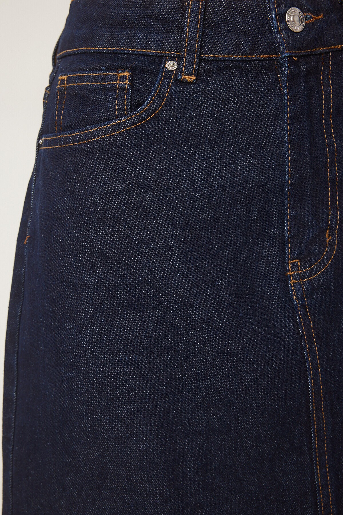 Mini Denim Etek KOYU MAVİ LOK0007