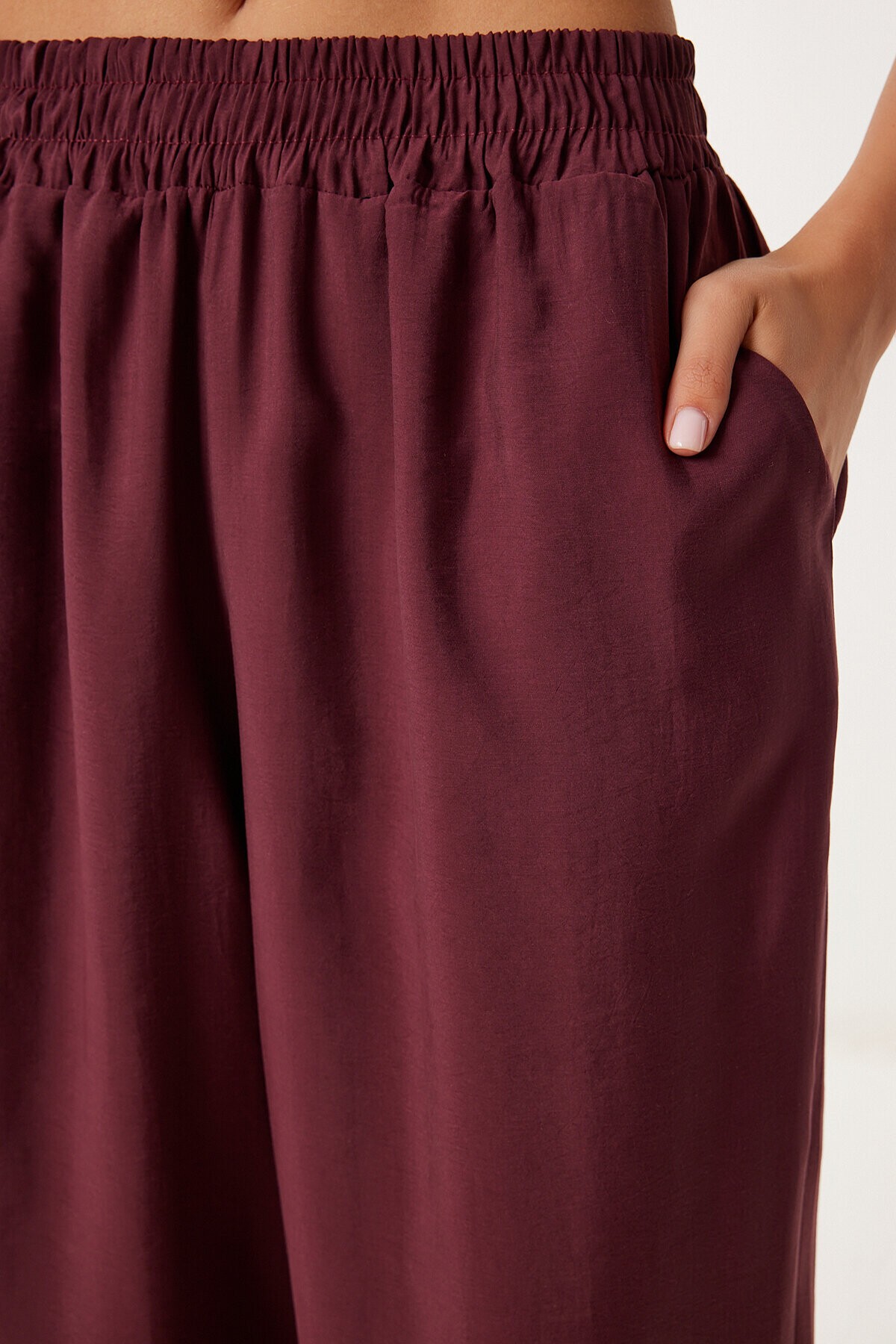 Kolsuz Bluz Pantolon Takım BORDO LMC0058
