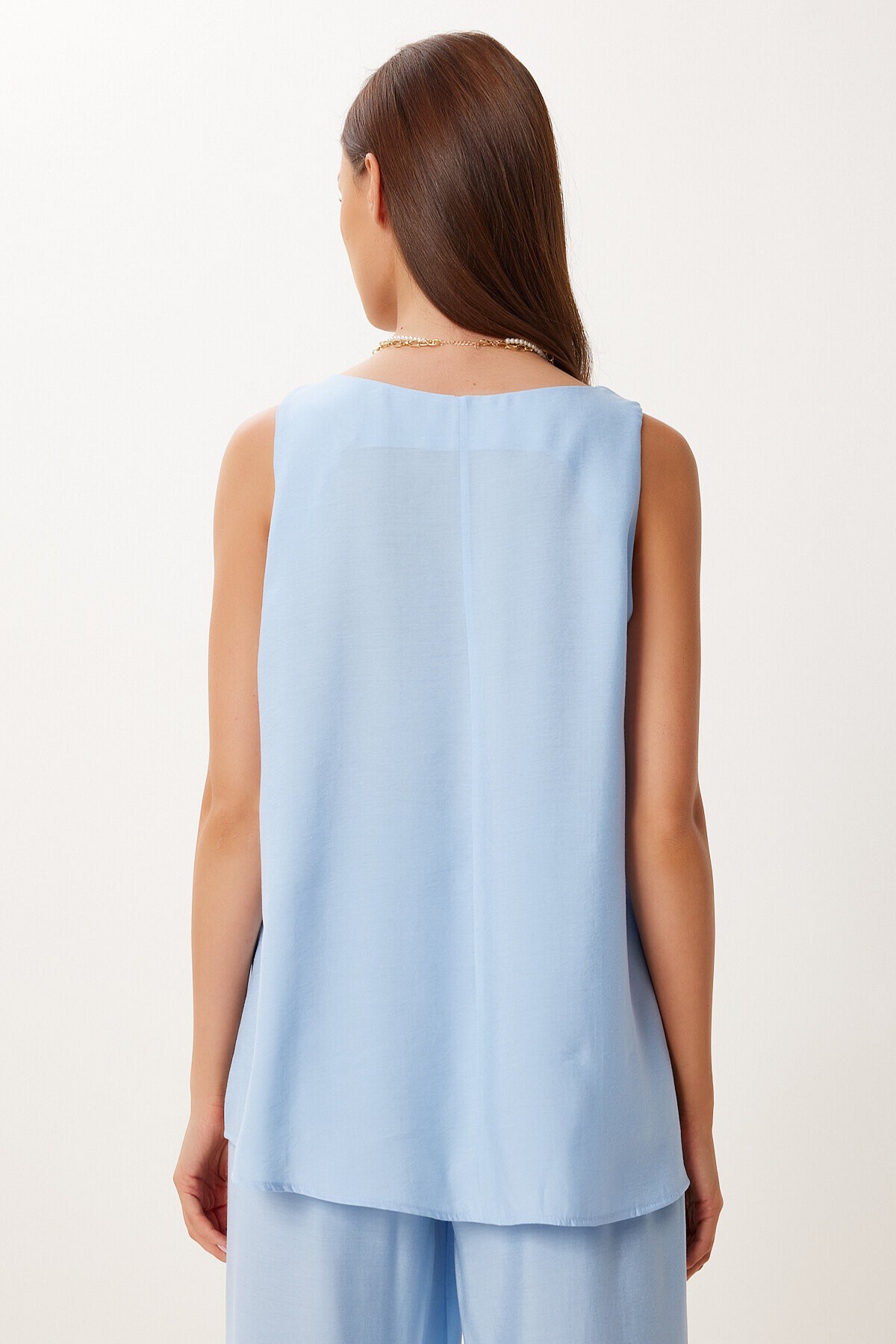 Modal Bluz Pantolon Takım GÖK MAVİ LMC0059