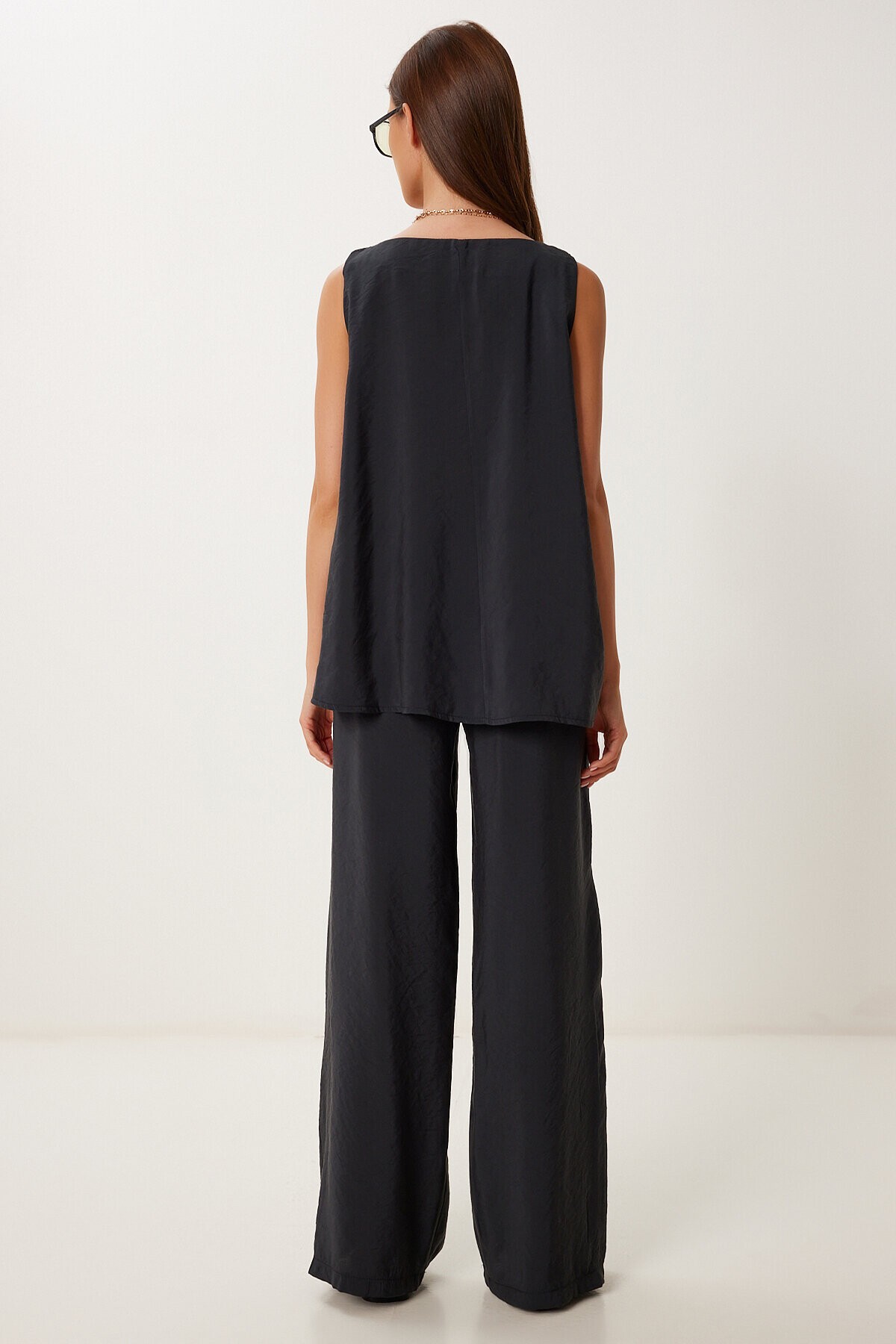 Modal Bluz Pantolon Takım SİYAH LMC0059
