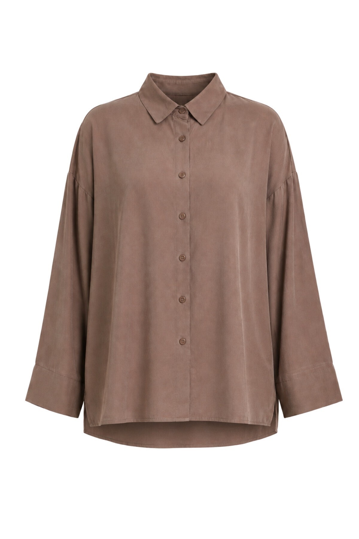 3’lü Gömlek Bluz Pantolon Gabardin Takım VİZON LBY0071
