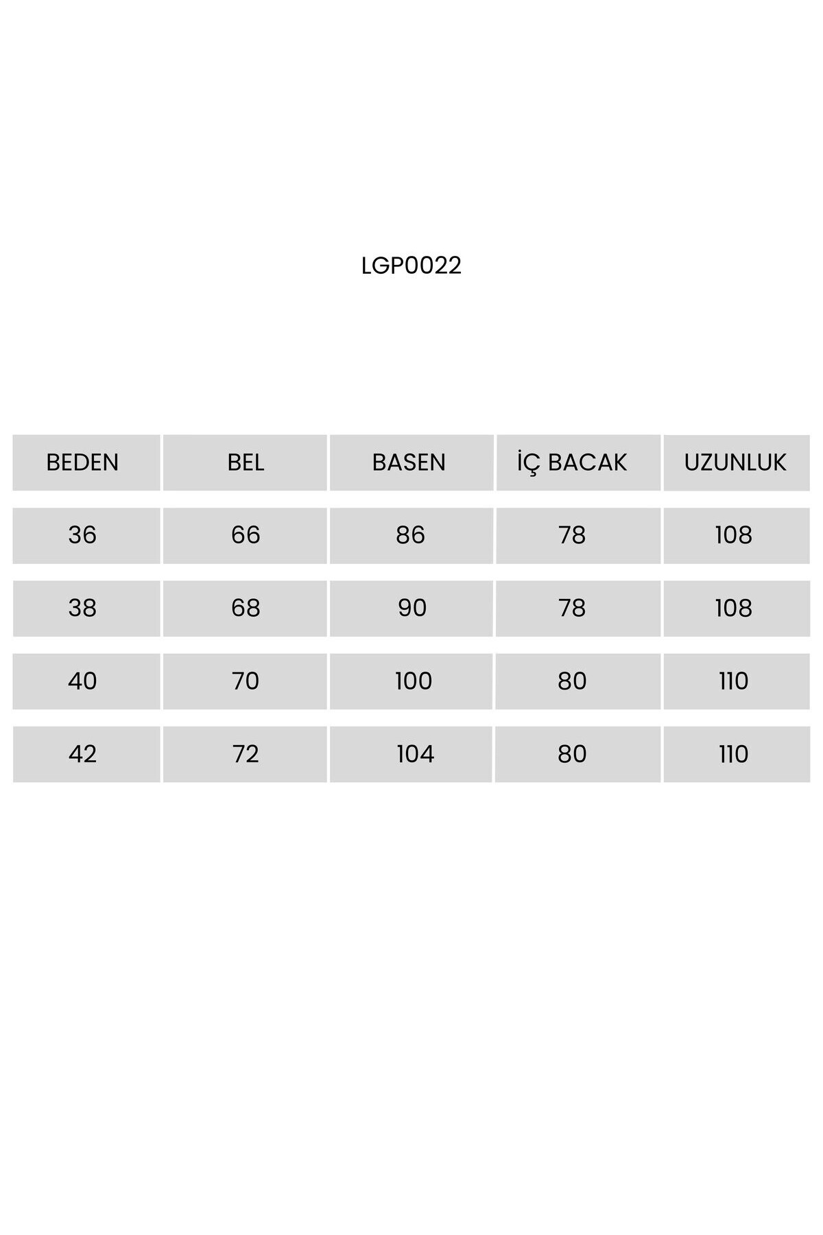 Cırtlı Poliviskon Palazzo Pantolon KAHVERENGİ LGP0022