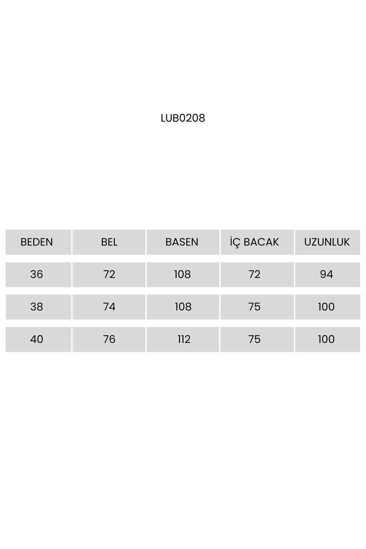 Geniş Paça Dökümlü Modal Pantolon KAHVERENGİ LUB0208