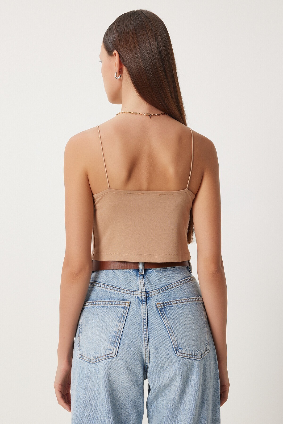 İp Askılı Örme Büstiyer VİZON LLİ0002