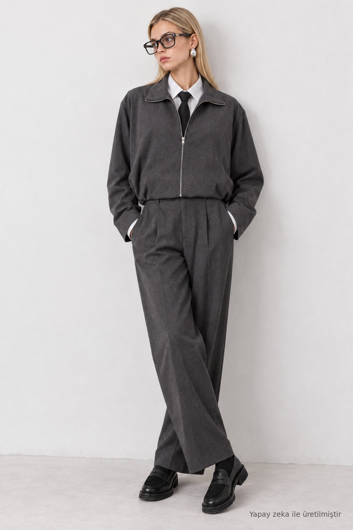 Bomber Ceket Pantolon Premium Selection Takım ANTRASİT LBY0100