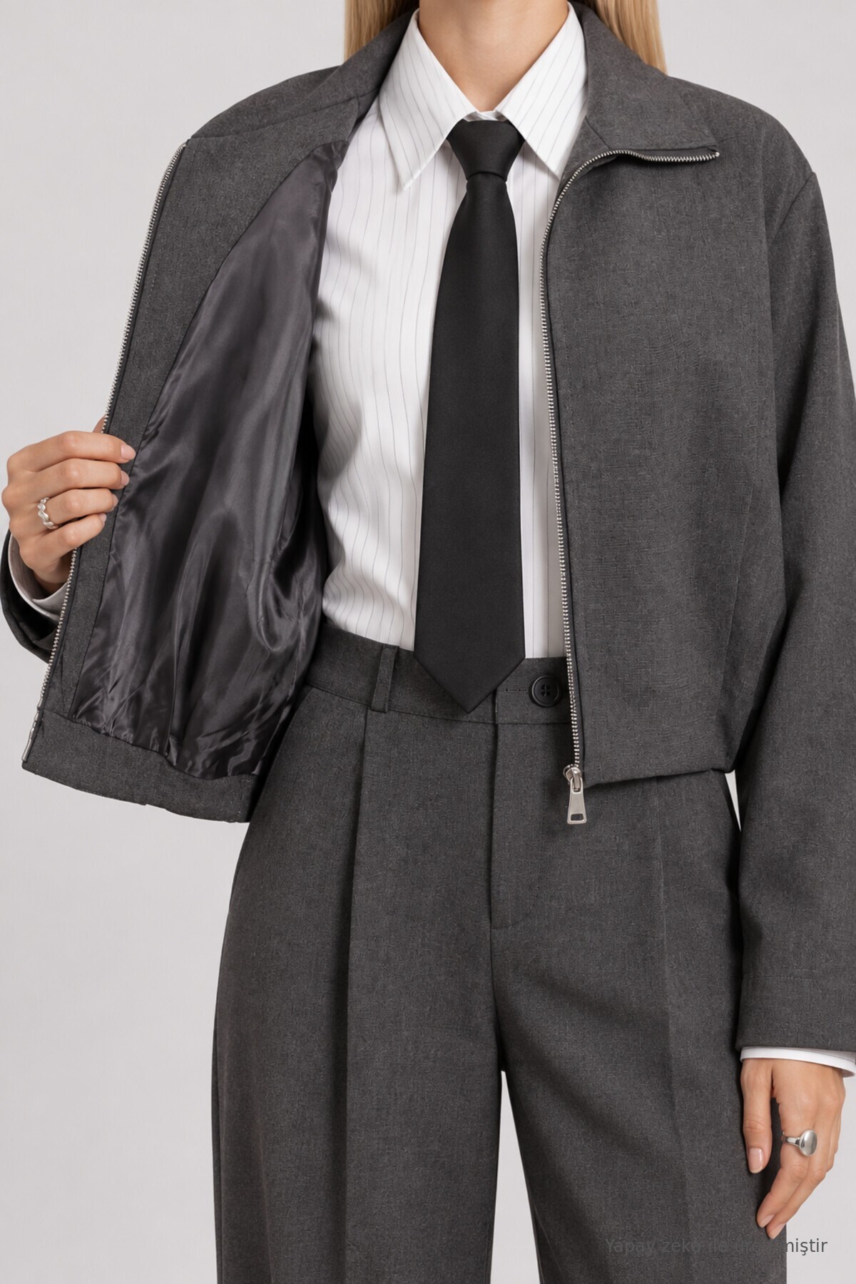 Bomber Ceket Pantolon Premium Selection Takım ANTRASİT LBY0100