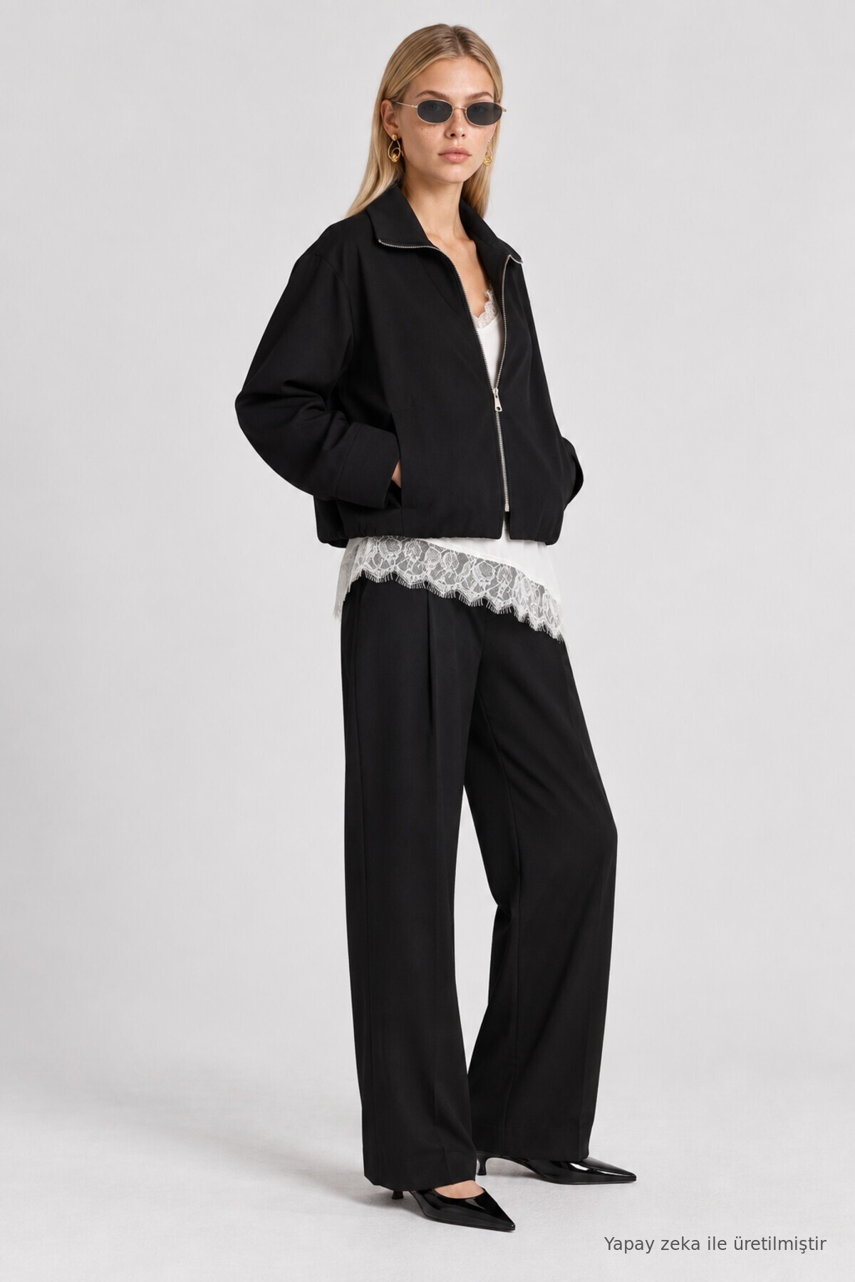Bomber Ceket Pantolon Premium Selection Takım SİYAH LBY0100