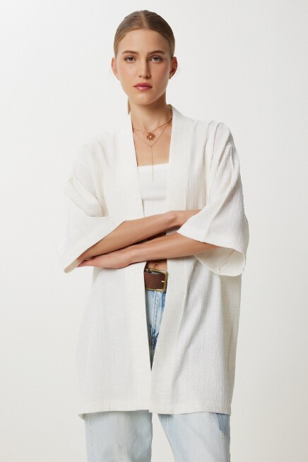 Dokulu Dokuma Kimono KEMİK LBV0074