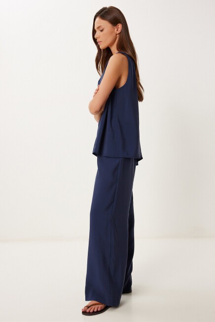 Modal Bluz Pantolon Takım LACİVERT LMC0059