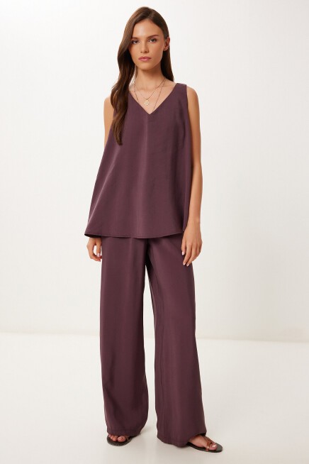 Modal Bluz Pantolon Takım MÜRDÜM LMC0059