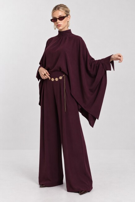 Yarasa Kol Kemerli Modal Premium Selection Takım MÜRDÜM LBY0082