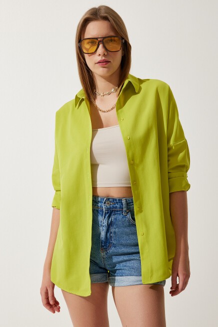 OVERSIZE UZUN BASIC GÖMLEK