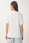 2li Paket Pamuklu Basic Örme T-shirt SİYAH BEYAZ LAG0002