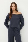 Açık Omuzlu Modal Alt-Üst Takım FÜME LBY0027