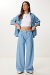 Denim Gömlek Pantolon Takım AÇIK MAVİ LAC0004