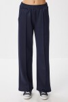 Geniş Paça Cepli Örme Eşofman Altı LACİVERT LAN0061