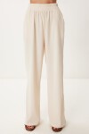 Keten Bluz Pantolon Takım KREM HRV0001