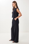 Keten Bluz Pantolon Takım SİYAH HRV0001