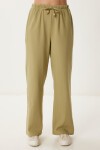 Keten Bluz Pantolon Takım ZEYTİN YEŞİLİ HMC0001