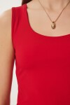 Kolsuz Sandy Bluz KIRMIZI LAN0029