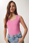 Kolsuz Sandy Bluz PEMBE LAN0029