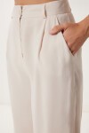 Modal Bluz Pantolon Takım KREM LBV0069