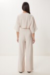 Modal Bluz Pantolon Takım KREM LBV0069