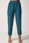 Örme Kimono Pantolon Takımı ZÜMRÜT YEŞİLİ LBY0001