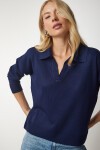 Polo Yaka Basic Kazak LACİVERT LBV0015