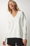 V Yaka Oversize Triko Kazak KEMİK LBV0026